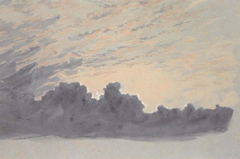 Conrad Martens Cloud study oil painting image